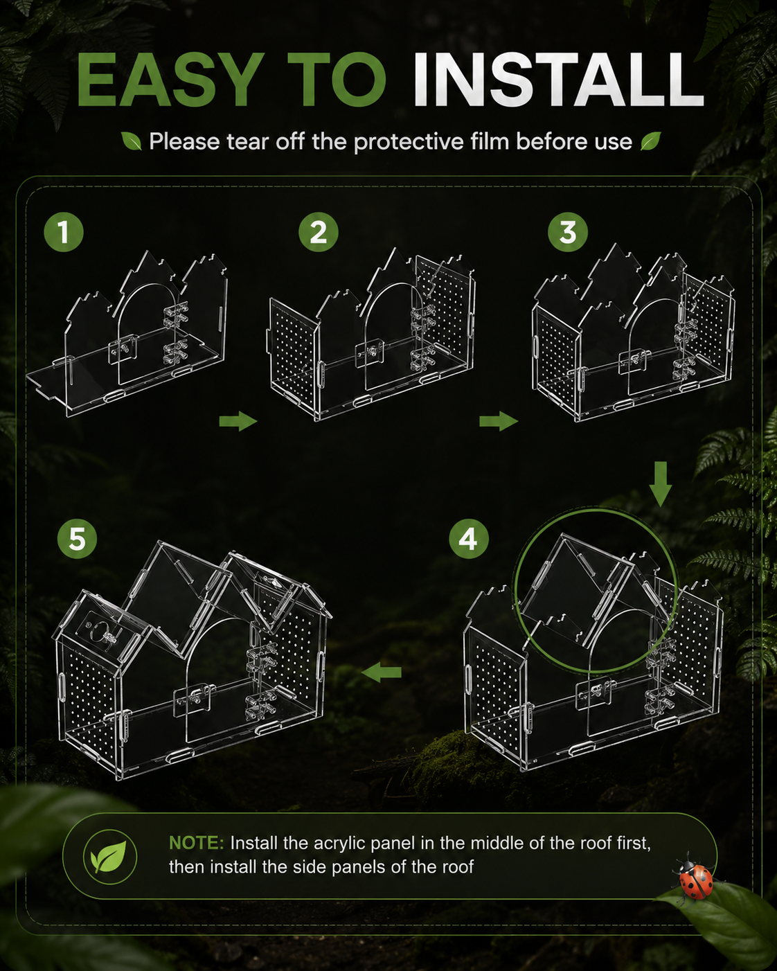 WebHaven Estate – Luxury Acrylic Jumper Enclosure